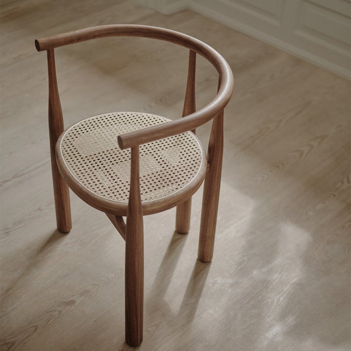 New Works - Bukowski Chair |  Oak w. French Cane