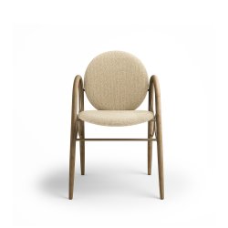 Brdr. Krger - Arkade Spisebordsstol | Fuldpolstret | Eg klar voks olieret