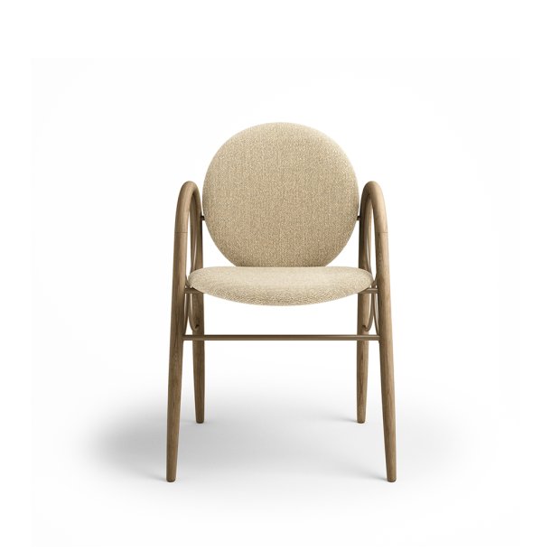 Brdr. Krger - Arkade Spisebordsstol | Fuldpolstret | Eg klar voks olieret