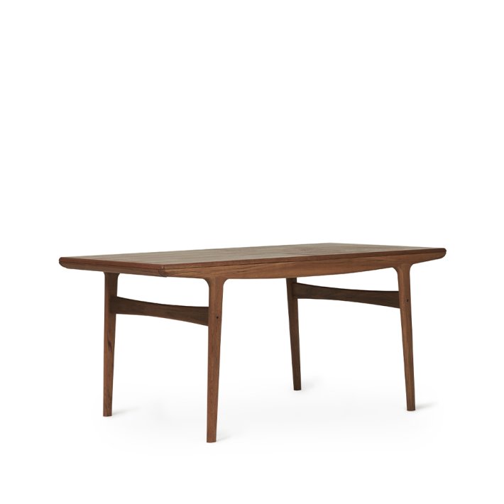 WARM NORDIC - Evermore Spisebord | 160 cm | Teakolieret eg | Inkl. 2 tillgsplader