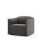 New Works - Shore Lounge Chair Extended Base | Romo Ruskin Lava Rock