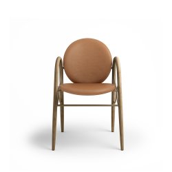 Brdr. Krger - Arkade Spisebordsstol | Fuldpolstret | Eg klar voks olieret