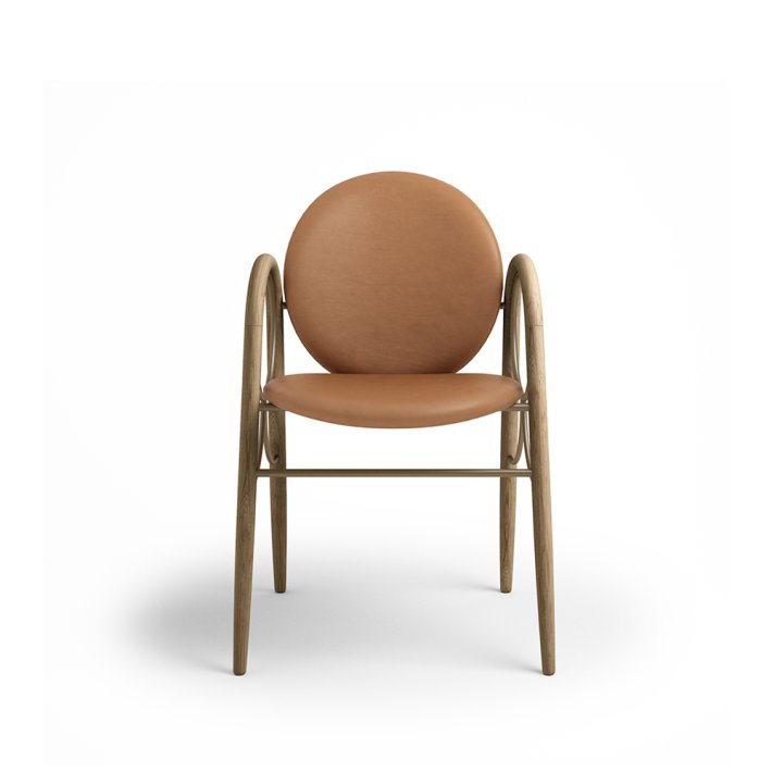 Brdr. Krger - Arkade Spisebordsstol | Fuldpolstret | Eg klar voks olieret