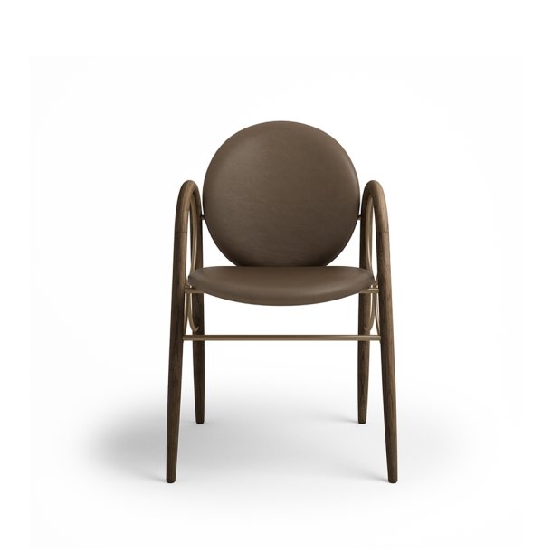 Brdr. Krger - Arkade Spisebordsstol | Fuldpolstret | Eg rget