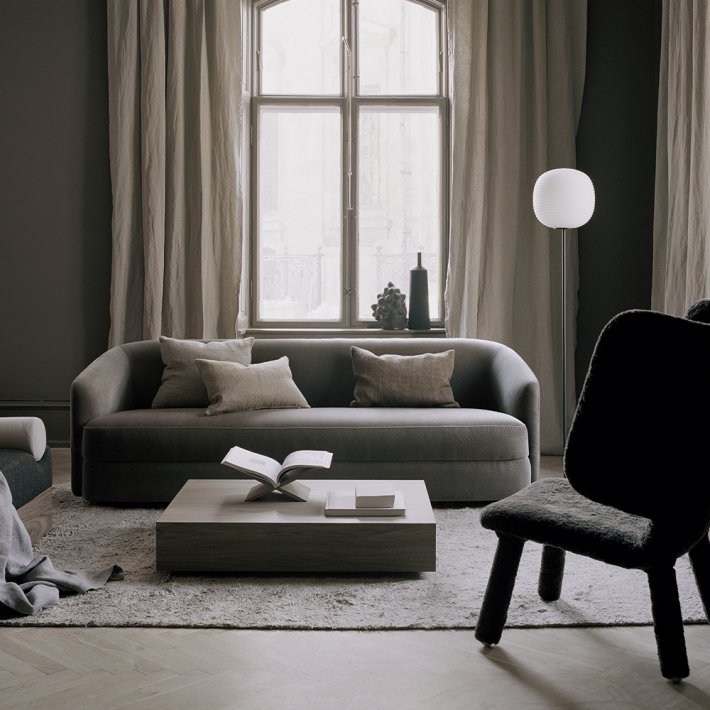 New Works - Mass Wide Coffee Table | W. Drawer