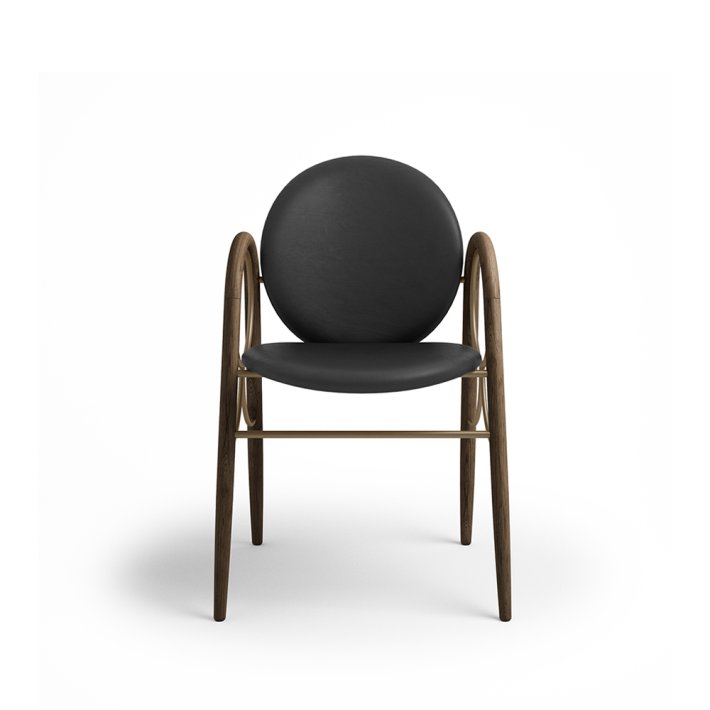 Brdr. Krger - Arkade Spisebordsstol | Fuldpolstret | Eg rget