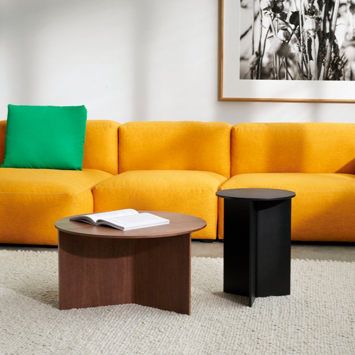 HAY - Slit Table Wood | High