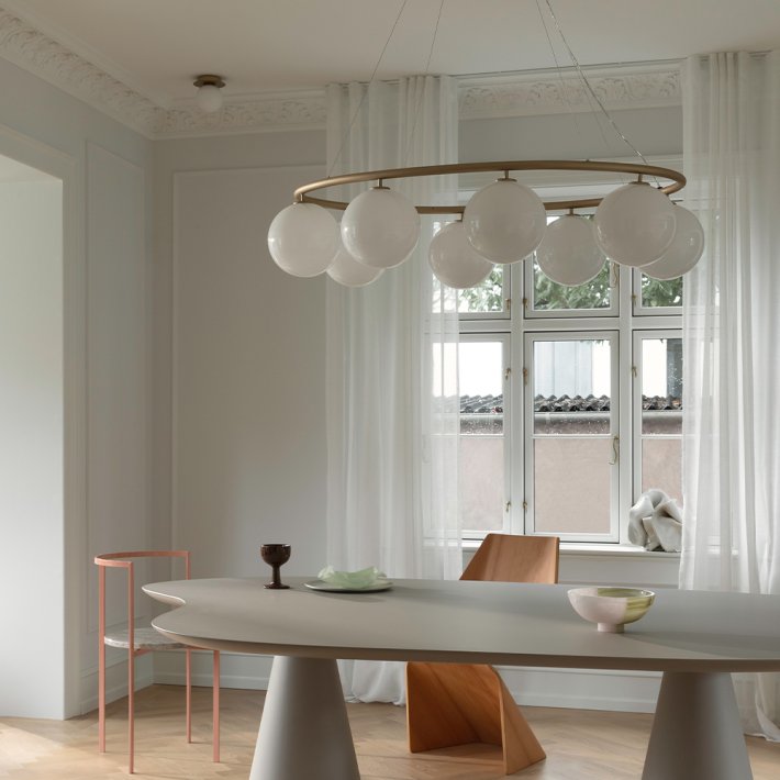 Nuura - Liila 1 | Opal |  Small | Nordic gold