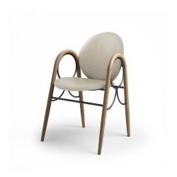 Brdr. Krger - Arkade Spisebordsstol | Fuldpolstret | Eg klar voks olieret