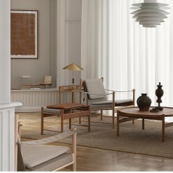 Brdr. Krger - HB Lounge Chair |Olieret kirsebr