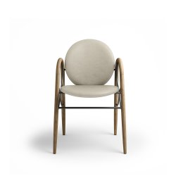 Brdr. Krger - Arkade Spisebordsstol | Fuldpolstret | Eg klar voks olieret