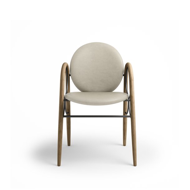 Brdr. Krger - Arkade Spisebordsstol | Fuldpolstret | Eg klar voks olieret