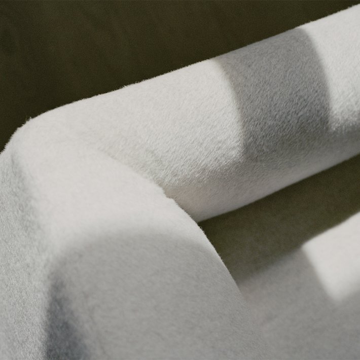 New Works - Shore Lounge Chair Extended Base | Romo Ruskin Quill