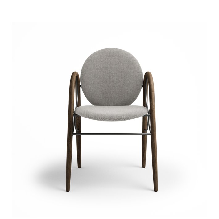 Brdr. Krger - Arkade Spisebordsstol | Fuldpolstret | Eg rget