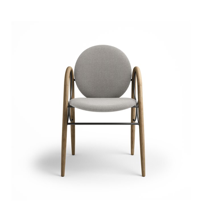 Brdr. Krger - Arkade Spisebordsstol | Fuldpolstret | Eg klar voks olieret