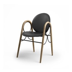 Brdr. Krger - Arkade Spisebordsstol | Fuldpolstret | Eg klar voks olieret