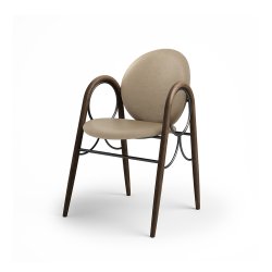 Brdr. Krger - Arkade Spisebordsstol | Fuldpolstret | Eg rget