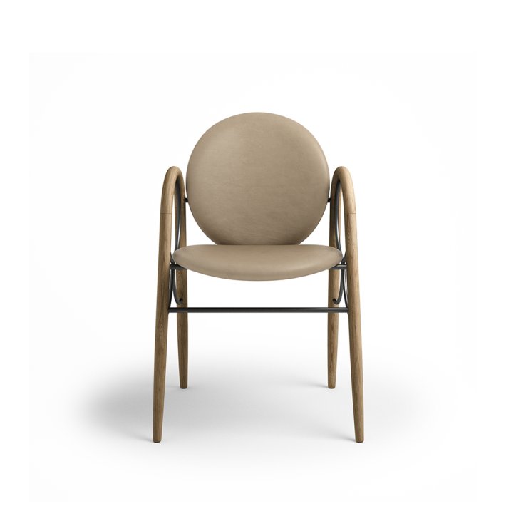 Brdr. Krger - Arkade Spisebordsstol | Fuldpolstret | Eg klar voks olieret