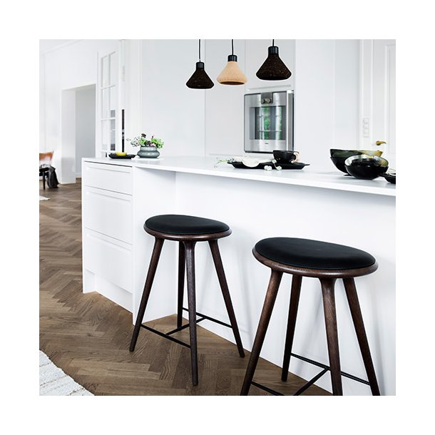 Mater - High Stool | Leather Seat