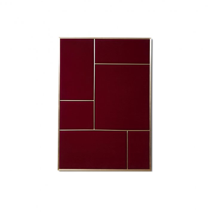 PLEASE WAIT to be SEATED - Nouveau Pin | Rouge noir/messing