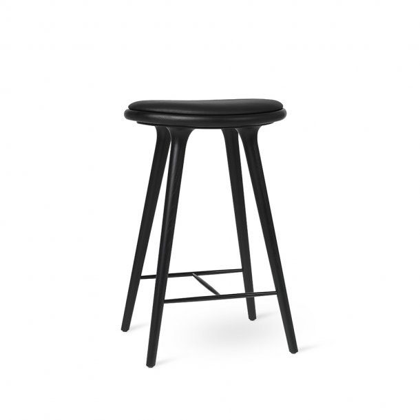 Mater - High Stool | Leather Seat