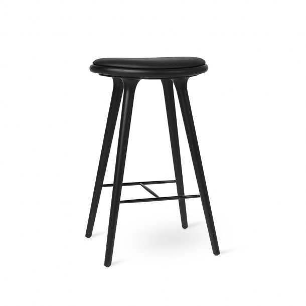 Mater - High Stool | Leather Seat