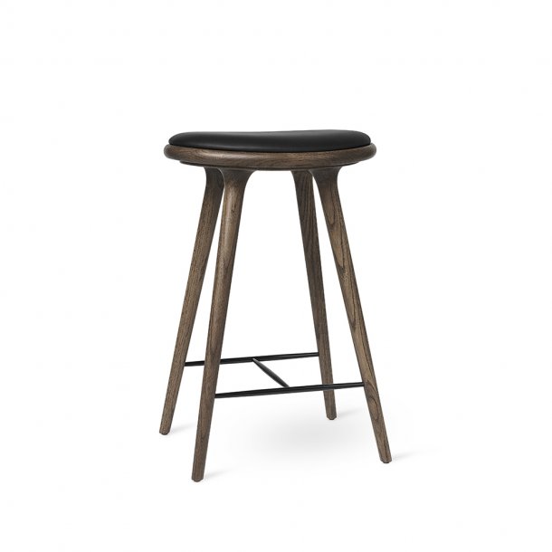 Mater - High Stool | Leather Seat