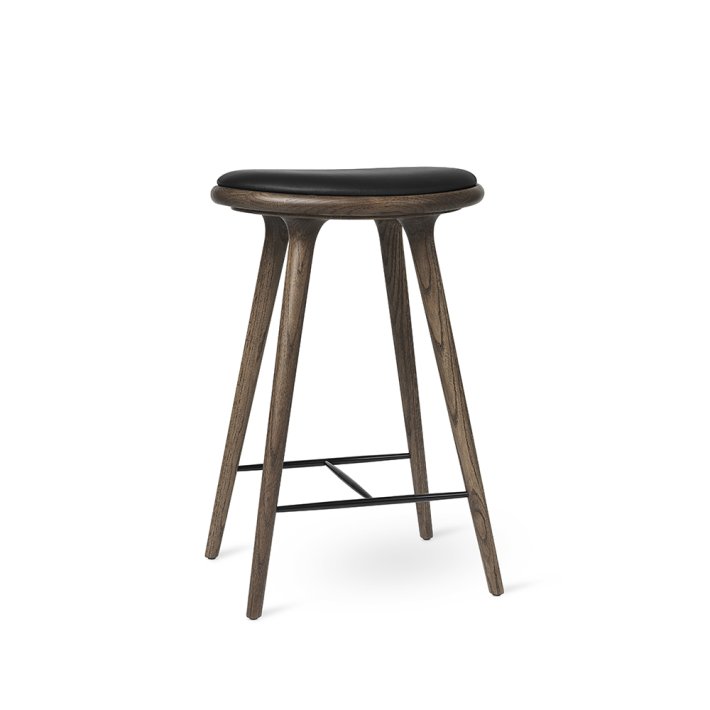 Mater - High Stool | Leather Seat