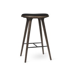 Mater - High Stool | Leather Seat