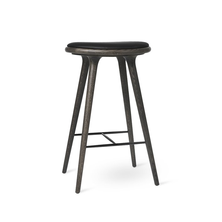 Mater - High Stool | Leather Seat