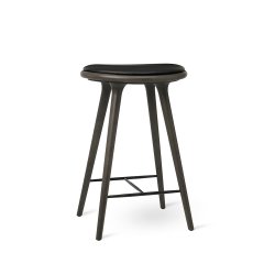 Mater - High Stool | Leather Seat