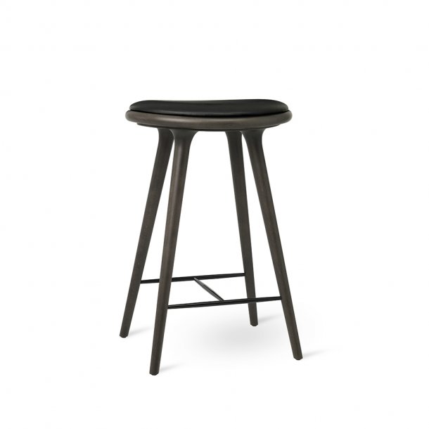Mater - High Stool | Leather Seat