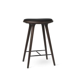 Mater - High Stool | Leather Seat