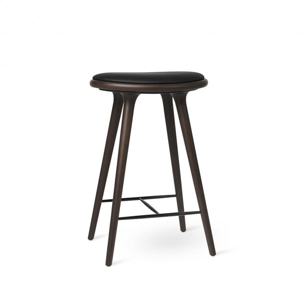 Mater - High Stool | Leather Seat