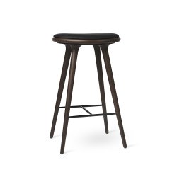 Mater - High Stool | Leather Seat