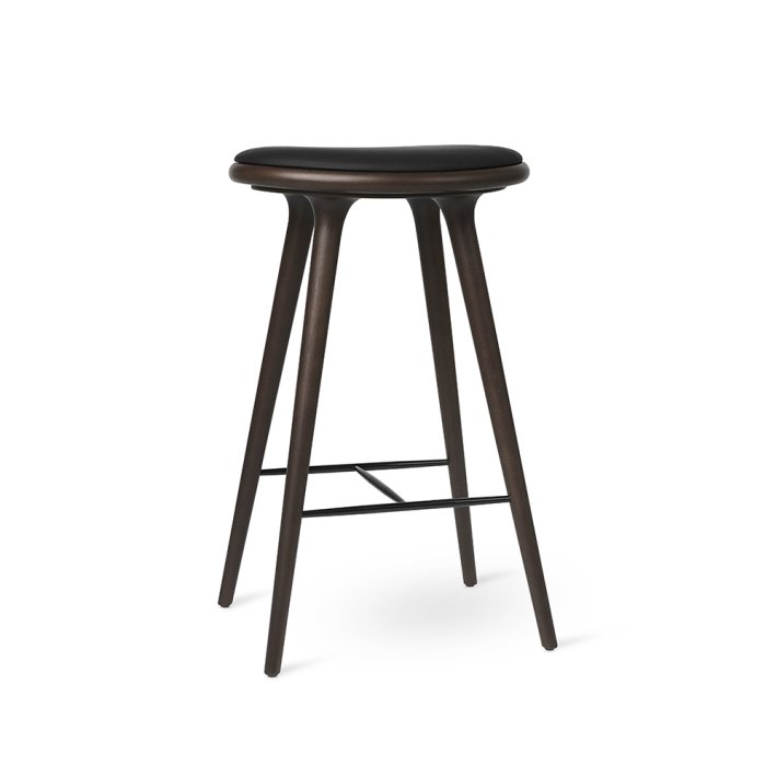 Mater - High Stool | Leather Seat