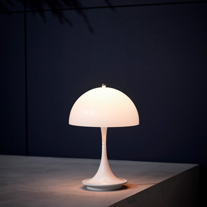 Louis Poulsen - Panthella 160 Portable | Hvid opalt akryl