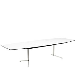 Paustian - Spinal Table Boatshape m. udtrk | Small, Krom stel
