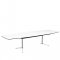 Paustian - Spinal Table Boatshape m. udtrk | Large, Krom stel
