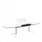 Paustian - Spinal Table Boatshape m. udtrk | Large, Krom stel