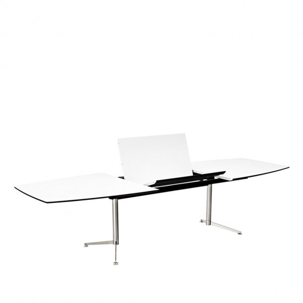 Paustian - Spinal Table Boatshape m. udtrk | Small, Krom stel
