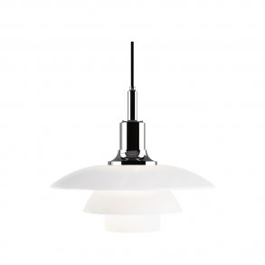 Louis Poulsen - PH 3½-3 Glas Pendel | Hjglansforkromet