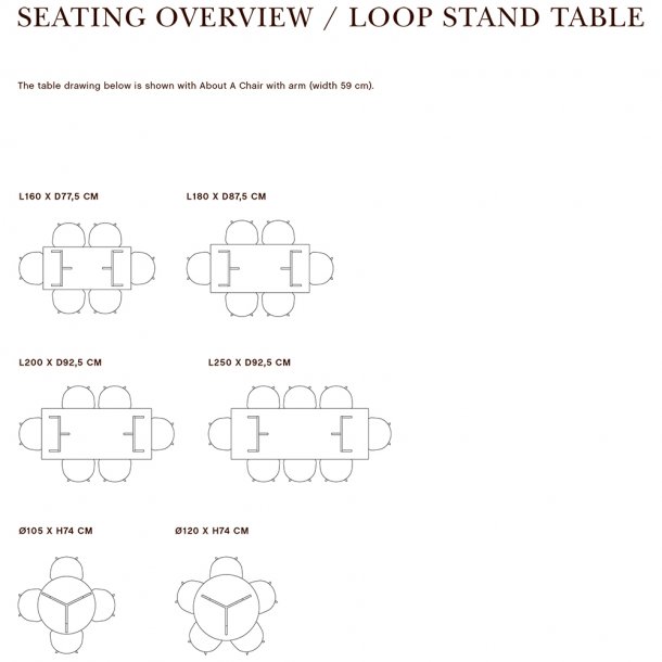 HAY - Loop Stand Table | 200 cm