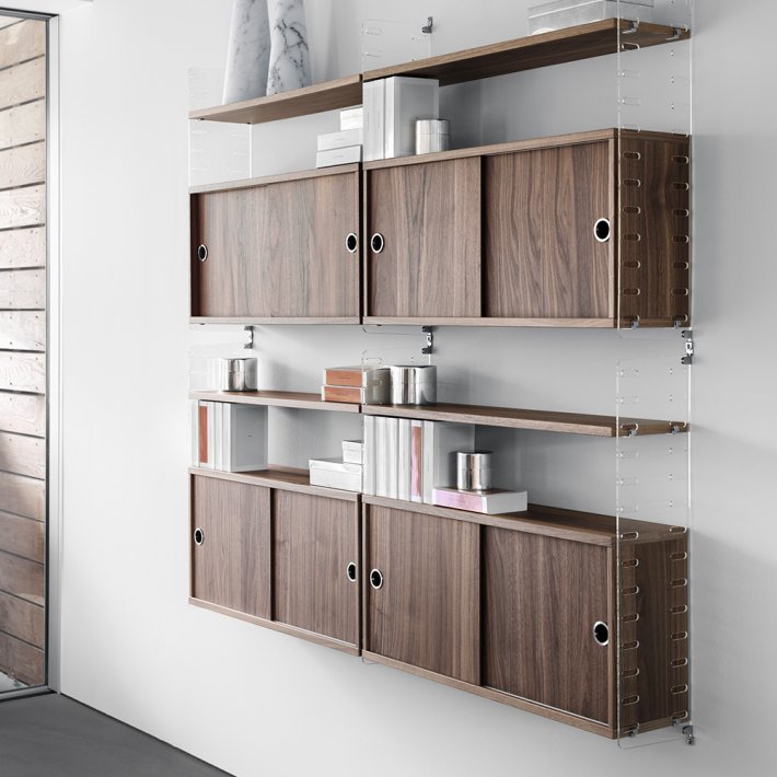 String - String System | Cabinet with Sliding Doors