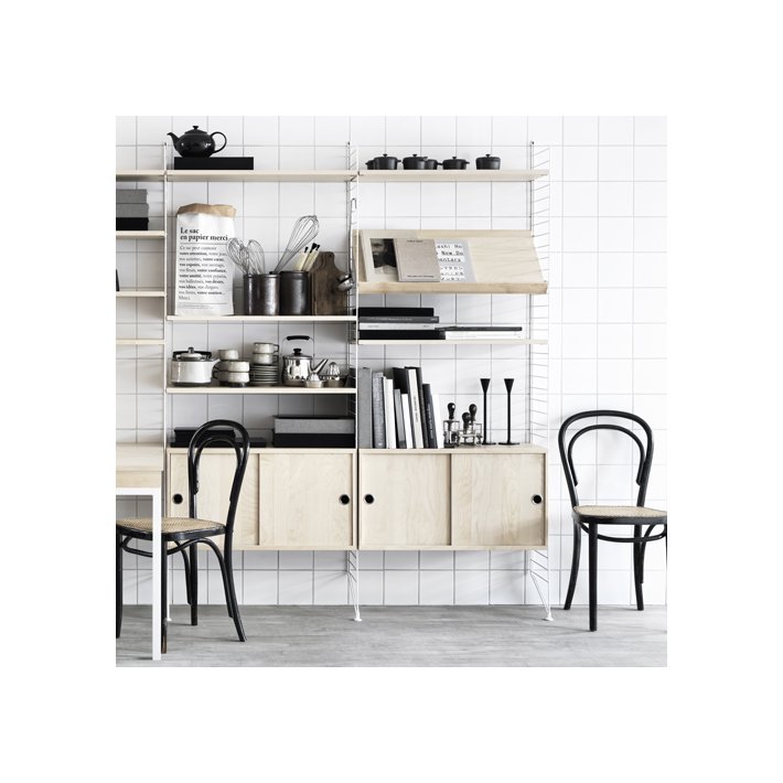 String - String System | Magazine Shelf wood