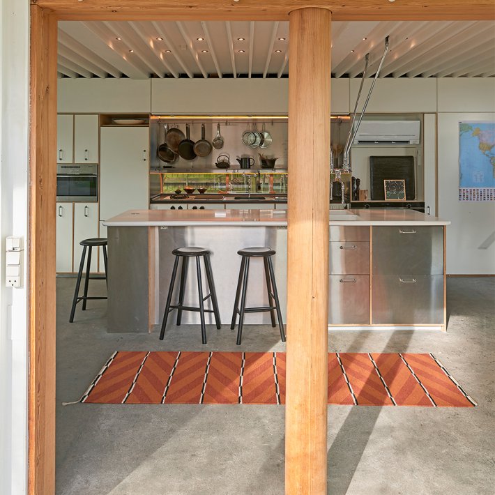 NORDICMODERN - VK-6 Tppe | Orange/Rd | 80 x 240 cm